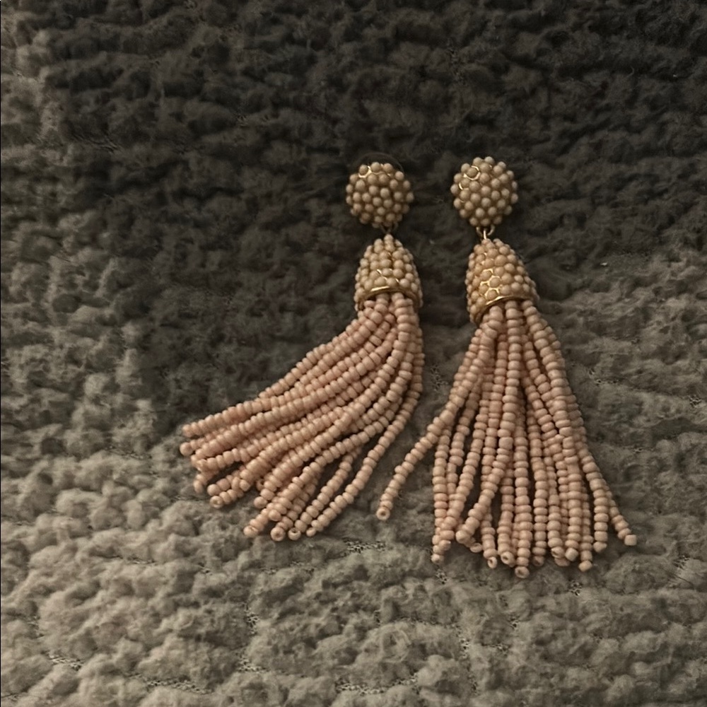 Blush Pink Beaded Earrings (Sugarfix by Bauble Bar)